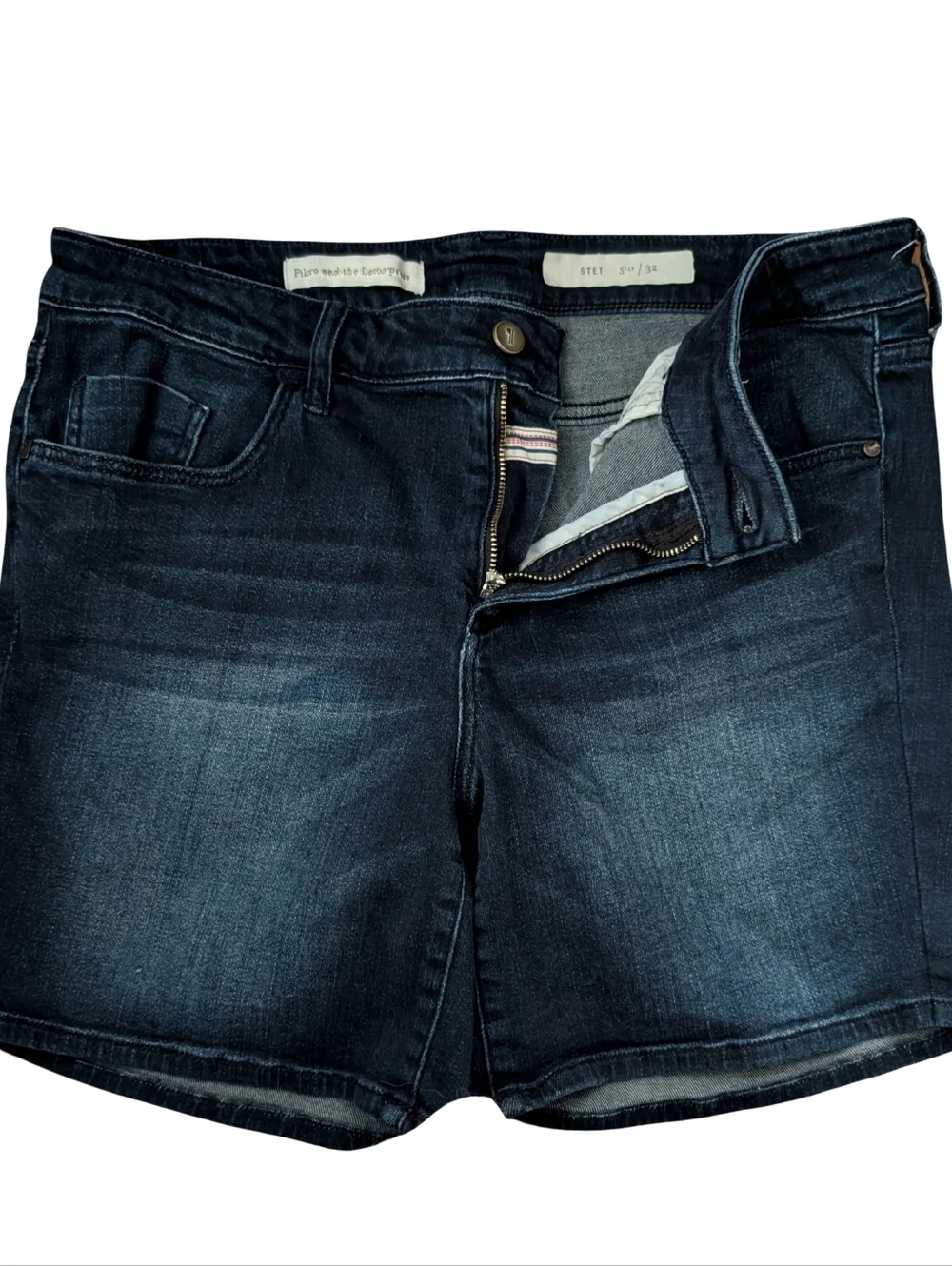 Anthropologie Pilcro Letterpress Stet Denim Shorts Size 32